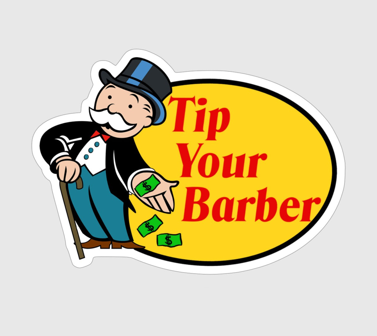 Tip Your Barber Sticker